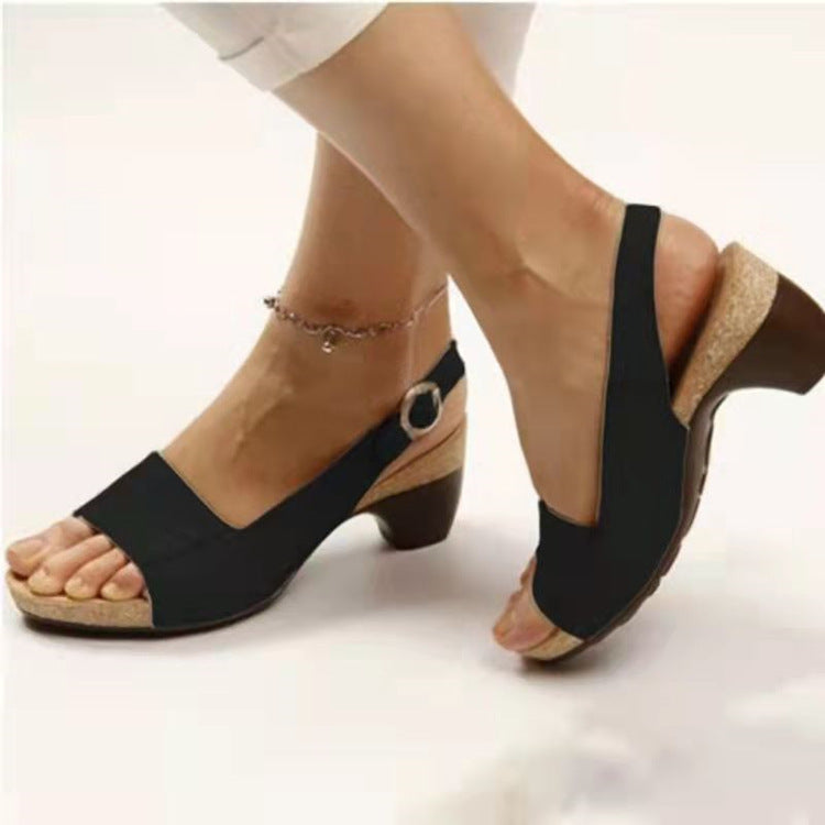 Podiflex – Peep Toe Heel Sandals